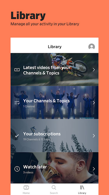 Building Personal Library in Dailymotion