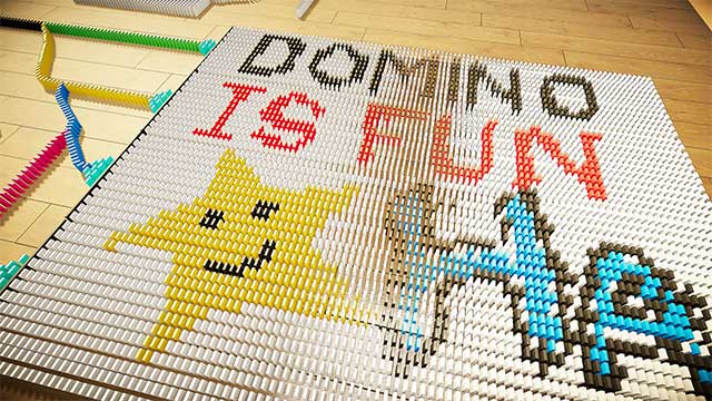  Creative and addictive physics-based domino gameplay