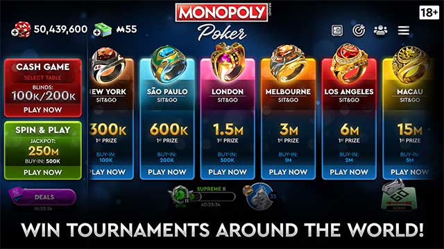 Accounts the money will get bigger and bigger as you join more and more tournaments