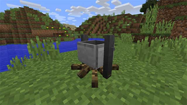 Project Potman Mod 1.12.2 sẽ đưa vào Minecraft một loại nồi để nấu ăn