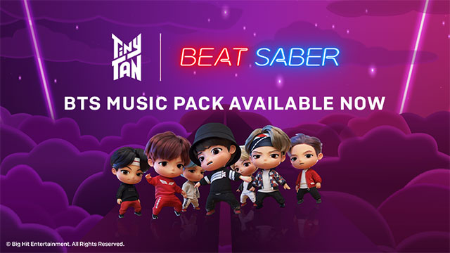 Loạt bản hit của BTS "phá đảo" đấu trường âm nhạc Beat Saber cùng dàn nhân vật TinyTAN