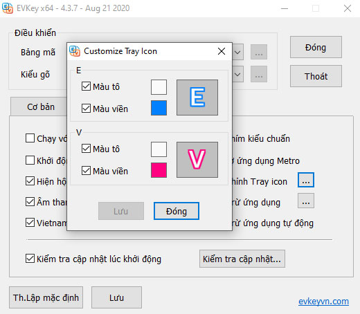 Tải EVKey 4.3.7 Bộ gõ tiếng Việt miễn phí 3