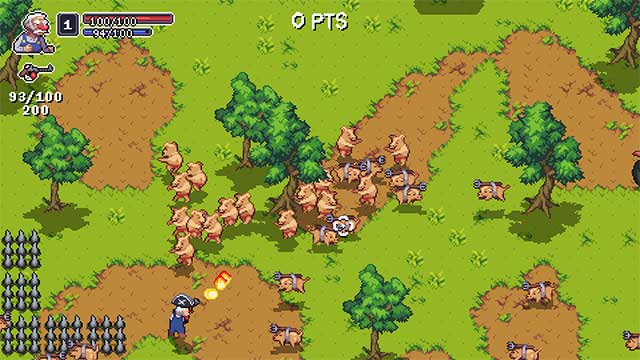 Bacon Rebellion là game hành động cực dị và vui nhộn