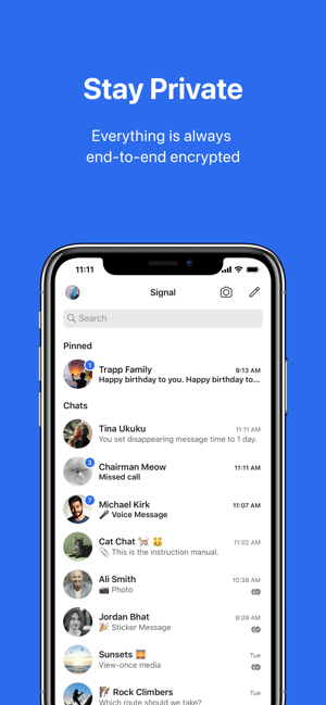 Signal is a secure chat app