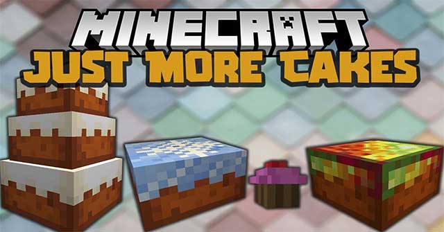 Just More Cakes Mod 1.16.5 sẽ thêm vào Minecraft rất nhiều loại bánh độc đáo