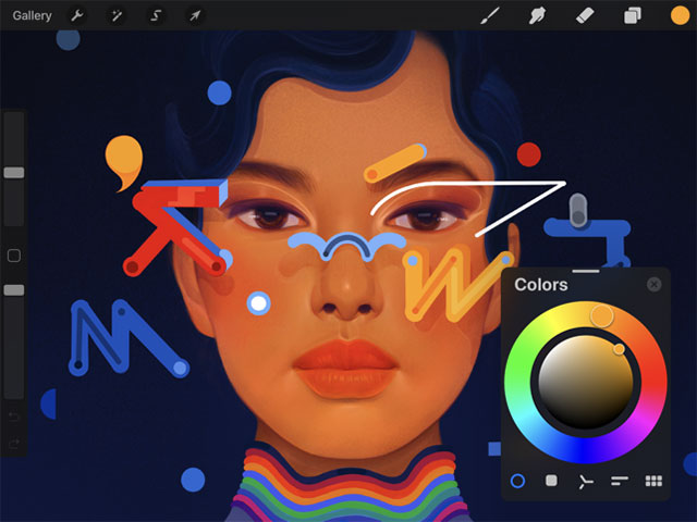 Procreate for iPad continuously adds new features and technologies to improve the experience