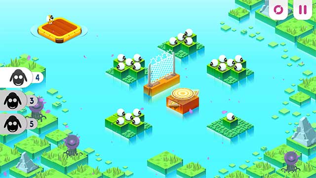 Divide By Sheep là game giải đố chủ đề toán học cực dễ thương