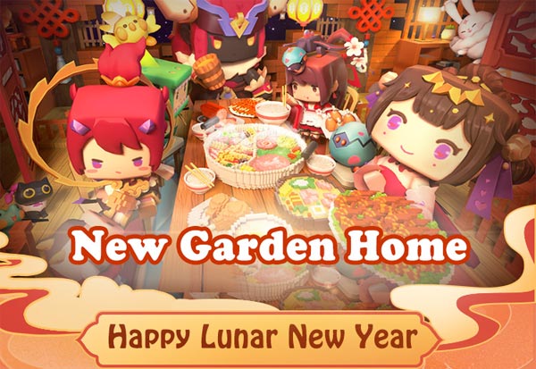 Bản update Chúc mừng năm mới của Mini World New Garden Home Mobile