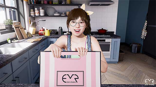 Chat and interact with girlfriend Seung-Ah in VR mode