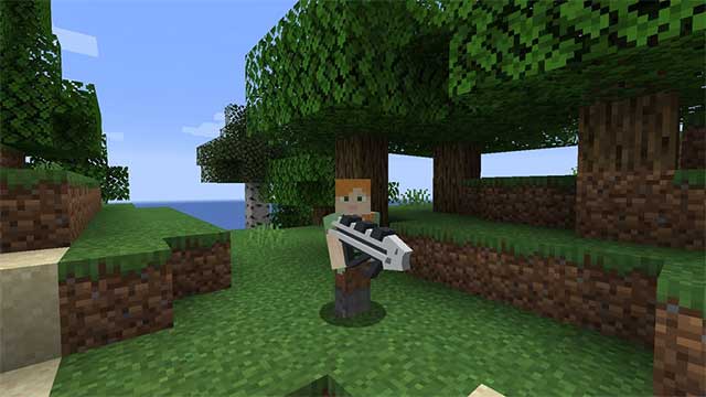 Flytras Gun Mod sẽ đưa vào Minecraft nhiều loại súng công nghệ cao