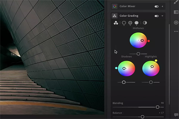 Công cụ chỉnh màu Color Grading mới trong Lightroom 2021