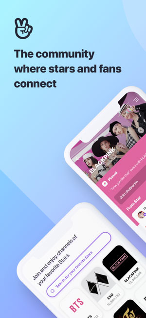 V LIVE creates a community of stars and fans