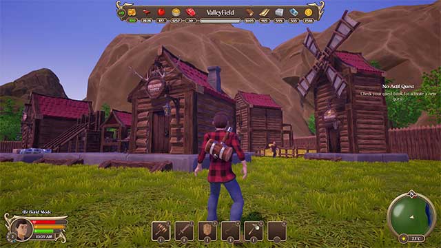 Alek - The Lost Kingdom is a construction simulation game in a mythical world