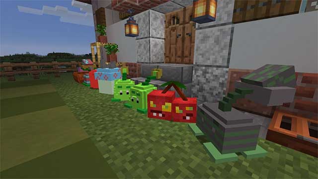 Bản mod này sẽ tái hiện lại toàn bộ Plants and Zombies trong thế giới Minecraft