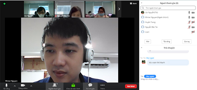 Organize or join online meetings, study online with Zoom Web Client