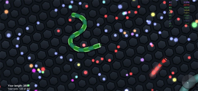 Slither IO Mobile is constantly adding new skins, decorations and items 
