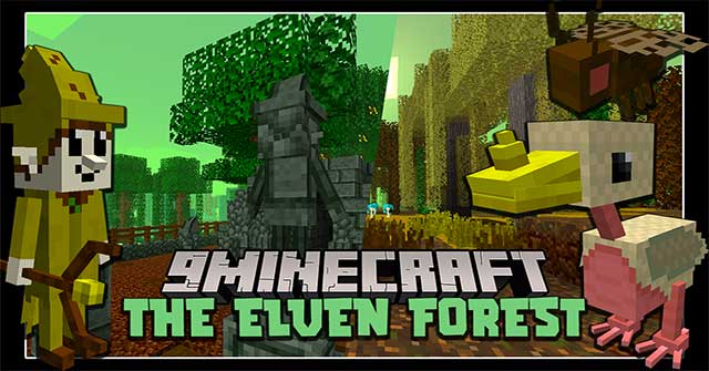 Elven Forest Mod sẽ đưa vào Minecraft chiều không gian mới tên là Khu rừng Yêu tinh