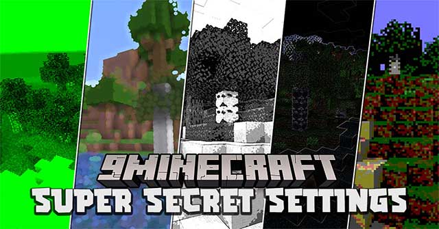 Super Secret Settings Mod sẽ mang hệ thống cài đặt bí mật cũ vào Minecraft