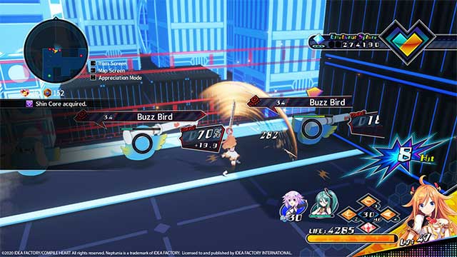 Neptunia Virtual Stars là game nhịp điệu kết hợp hack and slash sôi động