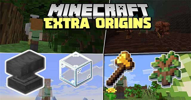 Extra Origins Mod sẽ thêm nhiều phụ kiện và lớp nhân vật phụ vào Minecraft