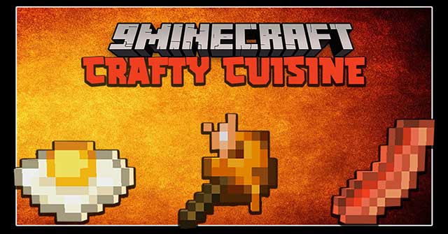 Crafty Cuisine Mod sẽ giới thiệu vào Minecraft rất nhiều loại thực phẩm đa dạng