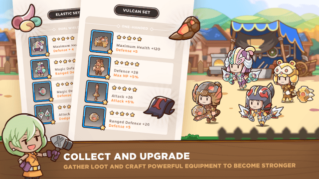 Collect and upgrade items