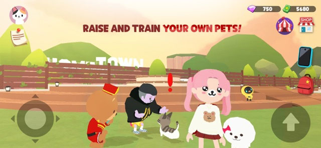 Take care of cute pets in Play Together game