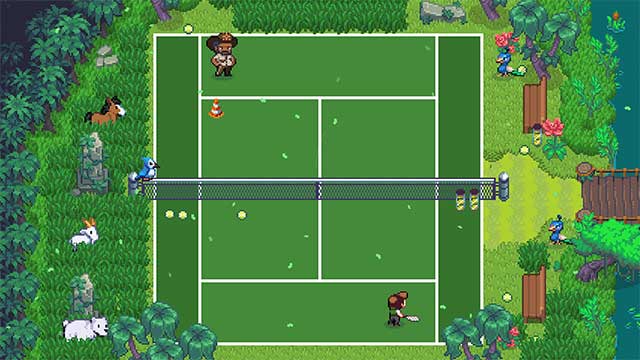 Sports Story có nhiều mini game thể thao, ví dụ như quần vợt, bóng đá, bóng chày,...