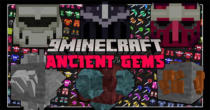 Ancient Gems Mod sẽ đưa vào Minecraft rất nhiều vật liệu độc đáo ở dạng đá quý