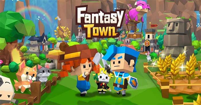 Garena Fantasy Town là game xây dựng thị trấn có đồ họa giống Mini World