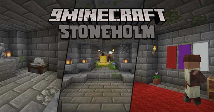 Stoneholm Mod sẽ thêm vào Minecraft một ngôi làng dưới lòng đất để bạn khám phá