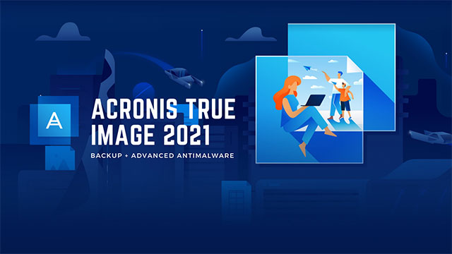 Acronis True Image 2021 bảo vệ máy tính với kiến ​​thức về công nghệ bảo mật AI.