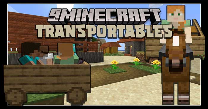 Transportables Mod sẽ đưa vào Minecraft một số phương tiện di chuyển quen thuộc