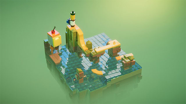 Build a LEGO world according to principles or creativity