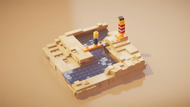 Build a colorful brick world and styles in LEGO Builder's Journey