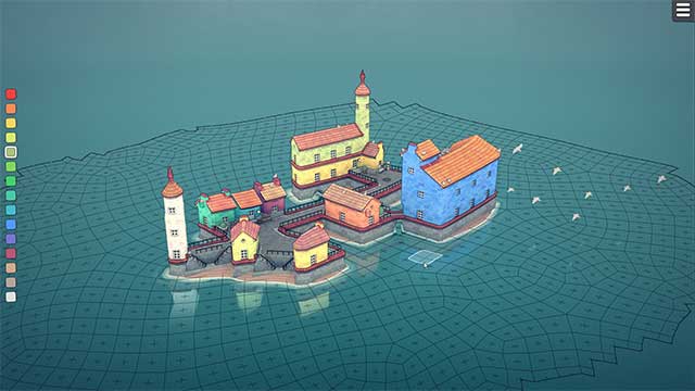Townscaper is a very popular novelty city-building game