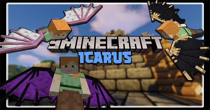 Camellias' Icarus Mod 1.16.5 sẽ đưa vào Minecraft nhiều kiểu cánh độc đáo