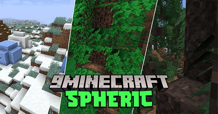 Spheric Mod 1.16.5 sẽ giới thiệu vào thế giới Minecraft bốn quần xã sinh vật mới