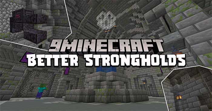 Better Strongholds Mod 1.16.5 sẽ giúp cải thiện các thành trì chính thống