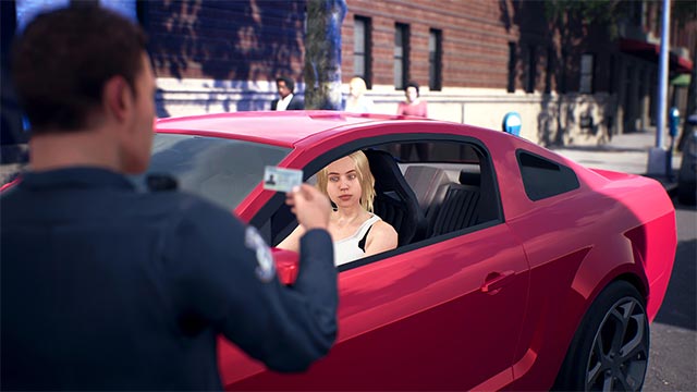 Detect violations of people about parking, causing public disorder... in Police Simulator: Patrol Officers game