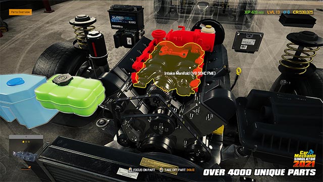 Sửa chữa, sơn xe, nâng cấp và hơn thế nữa trong game Car Mechanic Simulator 2021