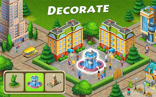 Decorate Township to express your own personality. 
