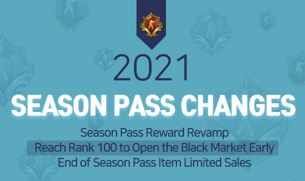 CSNS's 2021 Season Pass Changes update upgrades rewards, reduces item prices, and opens the black market