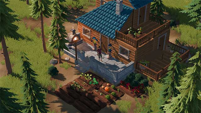 Build a house anywhere you need and create your own farm