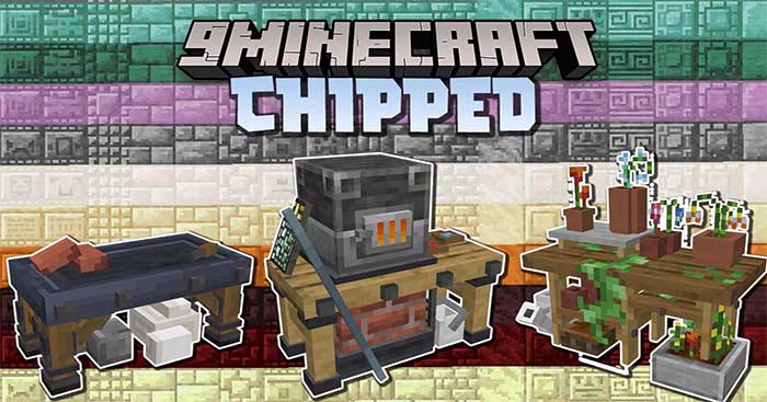 Chipped Mod 1.16.5 sẽ đưa vào Minecraft hàng nghìn khối xây dựng mới