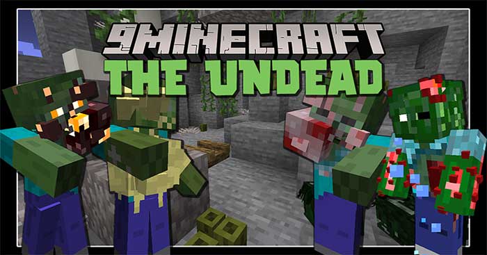 Undead Mod 1.16.5 sẽ giới thiệu vào trò chơi rất nhiều loại zombie nguu hiểm