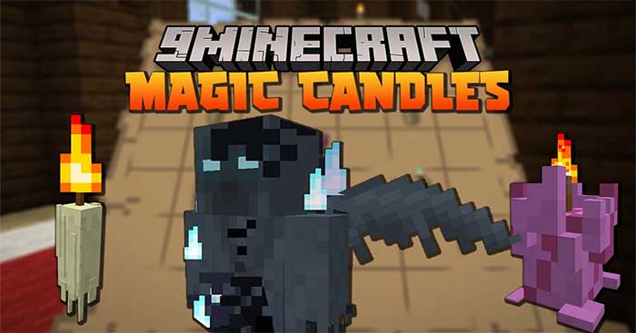 Magic Candles Mod 1.16.5 đưa vào Minecraft nhiều loại nến ma thuật để làm phép