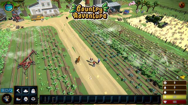 Country Adventure là game nông trại kết hợp sinh tồn sống động