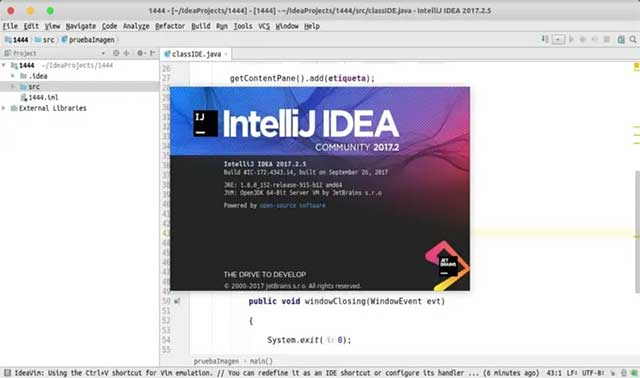 IntelliJ IDEA is an integrated development environment (IDE) written in Java