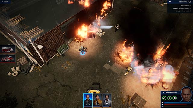 Fire Commander is a firefighting themed strategy game